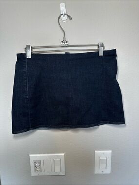 American Eagle Outfitters Dark Blue Denim Mini Skirt